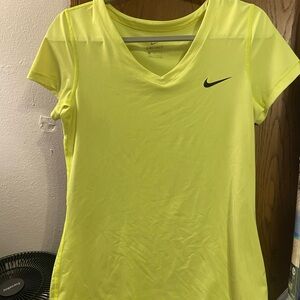 Nike Dri-FIT Bright Yellow Top